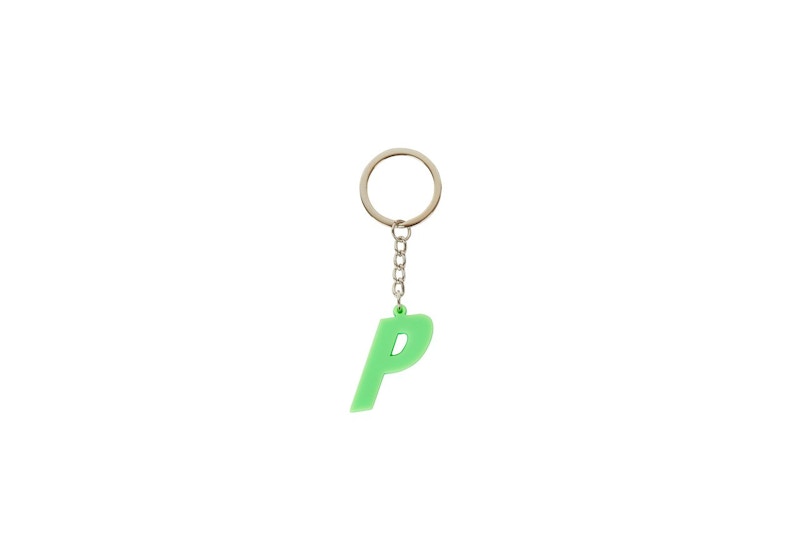 Palace P-Glow Keyring Green
