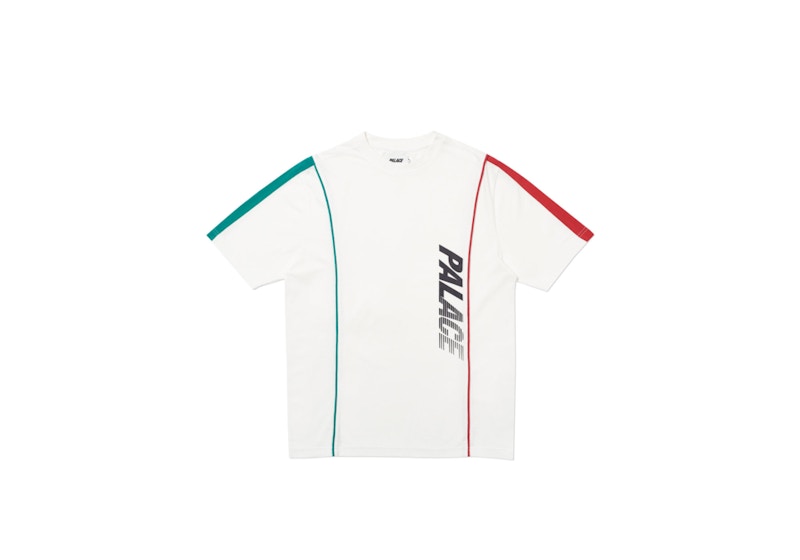 Pre-owned Palace Men's Pline Racer Tee Shirt In White