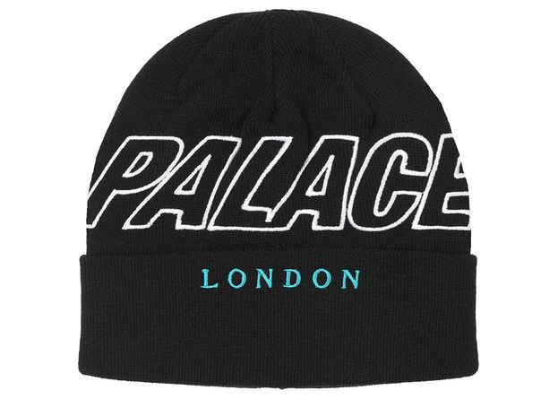 Palace P-London Beanie Black - FW21 - JP