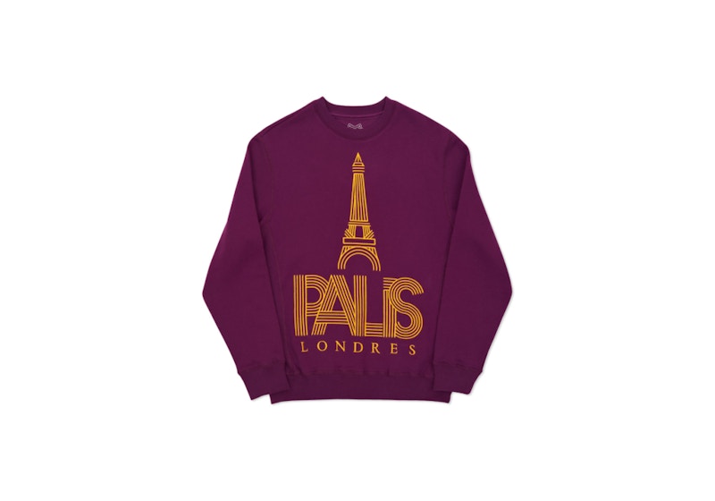 Palace P Londres Crew Purple/Orange Men's - Winter 2016 - US