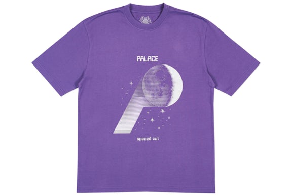 Palace P-Moon T-Shirt Purple/White
