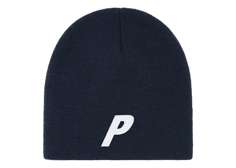 Palace P Nein Cuff Beanie Navy Men's - FW24 - US