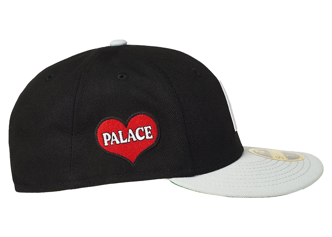 Palace P New Era LP 59Fifty Fitted Cap Black/Gray Men's - SS24 - US