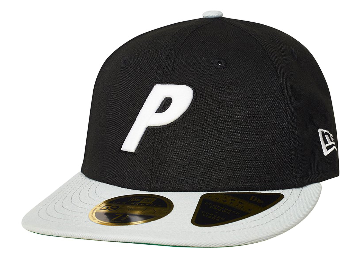 Palace P New Era LP 59Fifty Fitted Cap Black/Gray Men's - SS24 - US