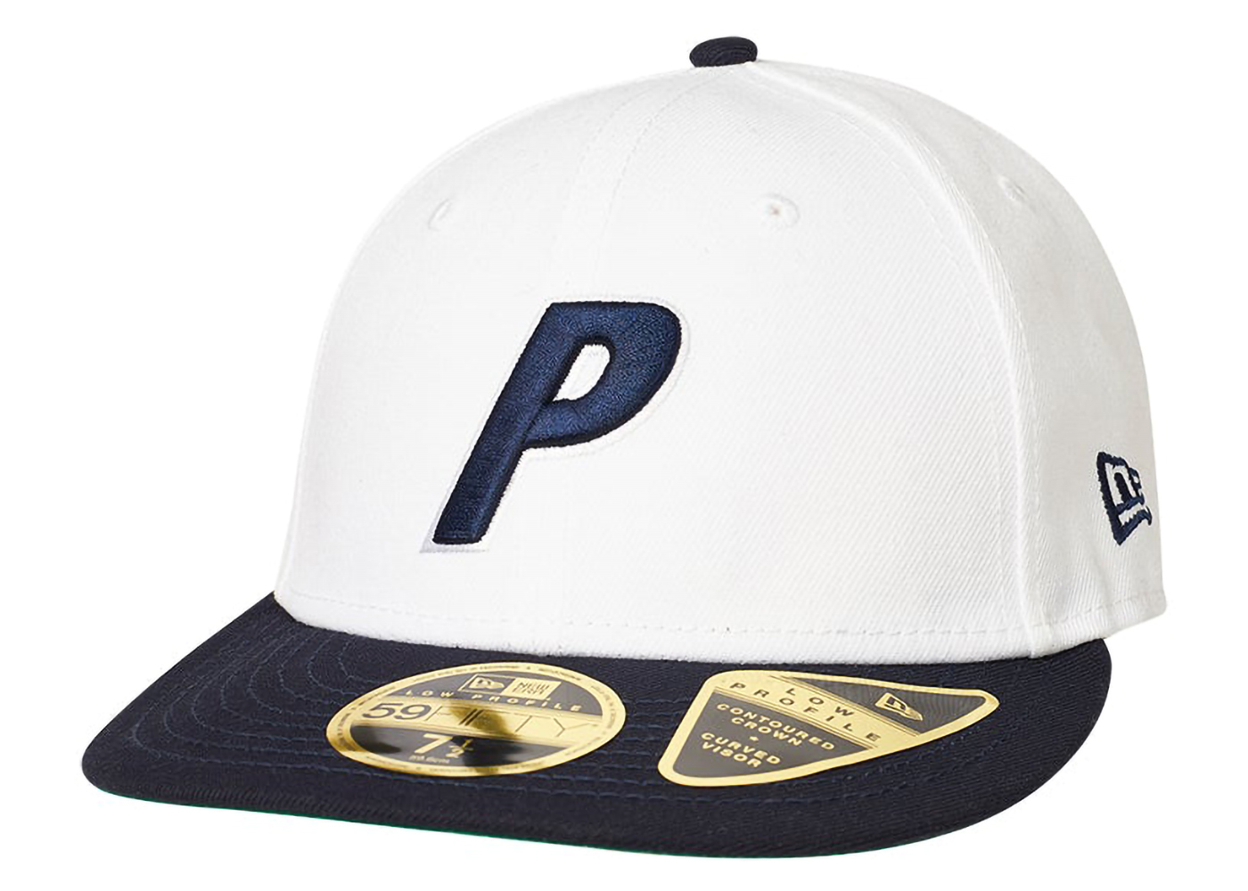 Palace P New Era LP 59Fifty Fitted Cap White/Navy