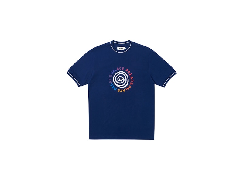 Palace P Ringer T-Shirt Navy