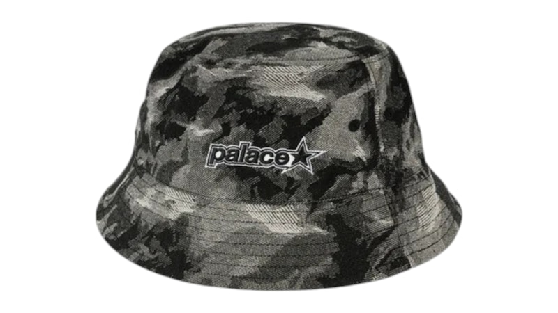 PALACE NEEDLES DENIM BUCKET HAT BLACK 1 | HIGHSNOBIETY.JP