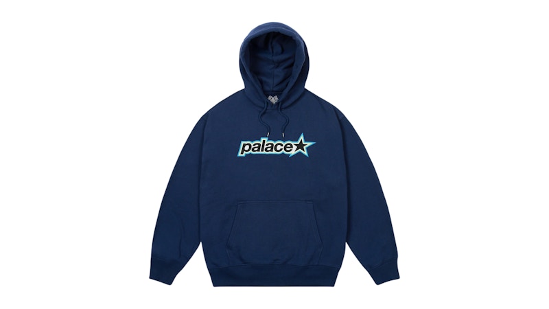 Palace P Star Hoodie Navy Men's - SS26 - US