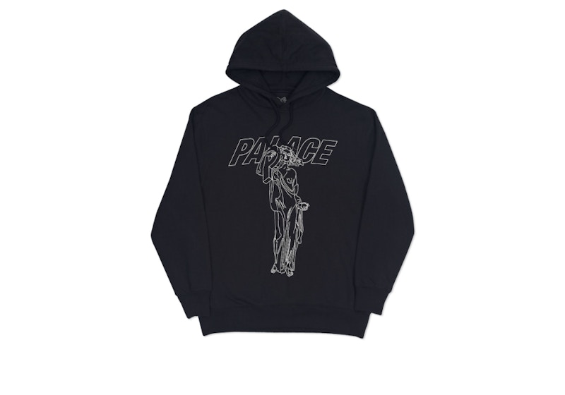 Palace P Statue Hood Black Men s FW16 US