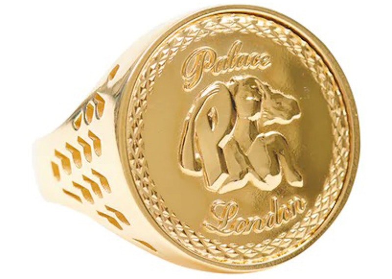 Palace P-Statue Sovereign Ring Gold - FW22 - US