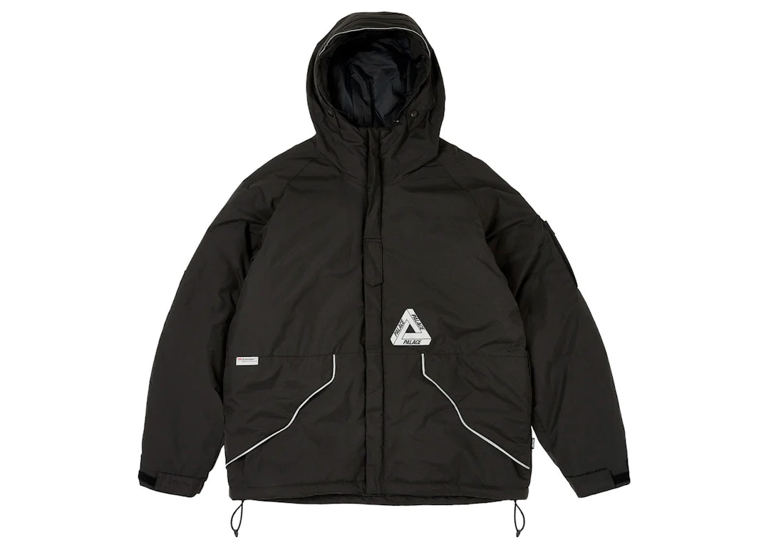 Pre-owned Palace P-tech Hooded Jacket Black