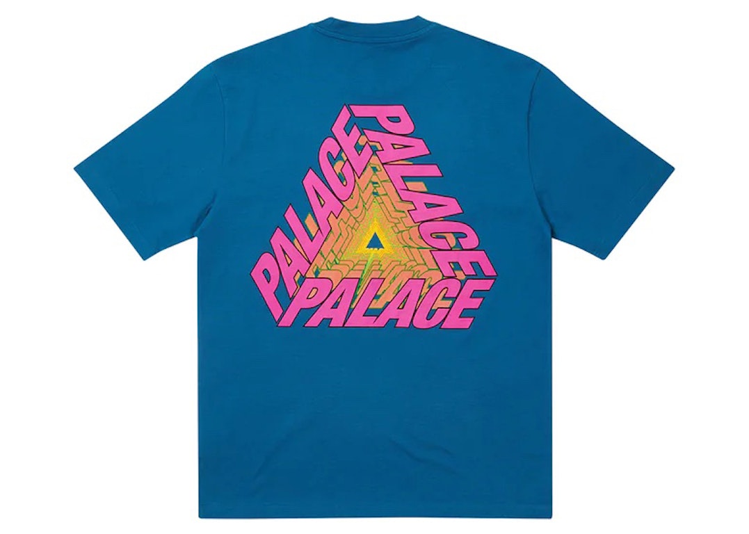 Pre-owned Palace P3 Bare Times T-shirt Blue