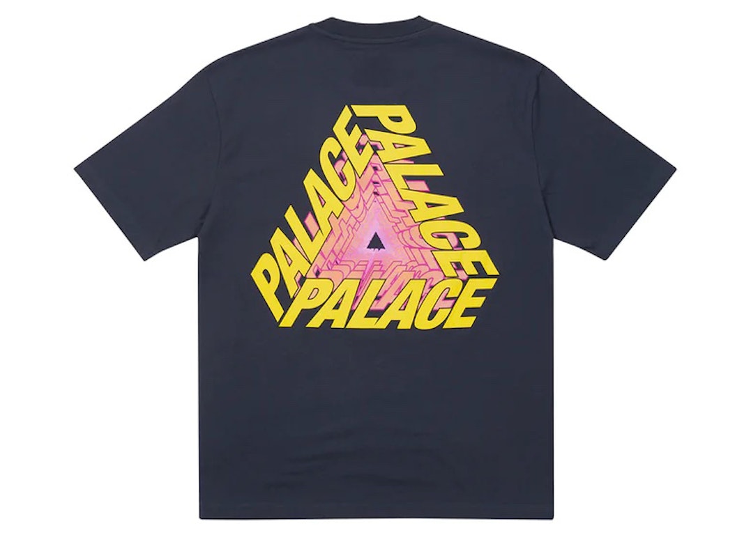 Pre-owned Palace P3 Bare Times T-shirt Navy