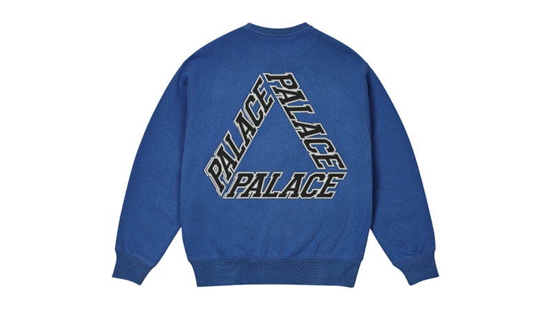 Palace P3 Stitch Crew Classy Blue