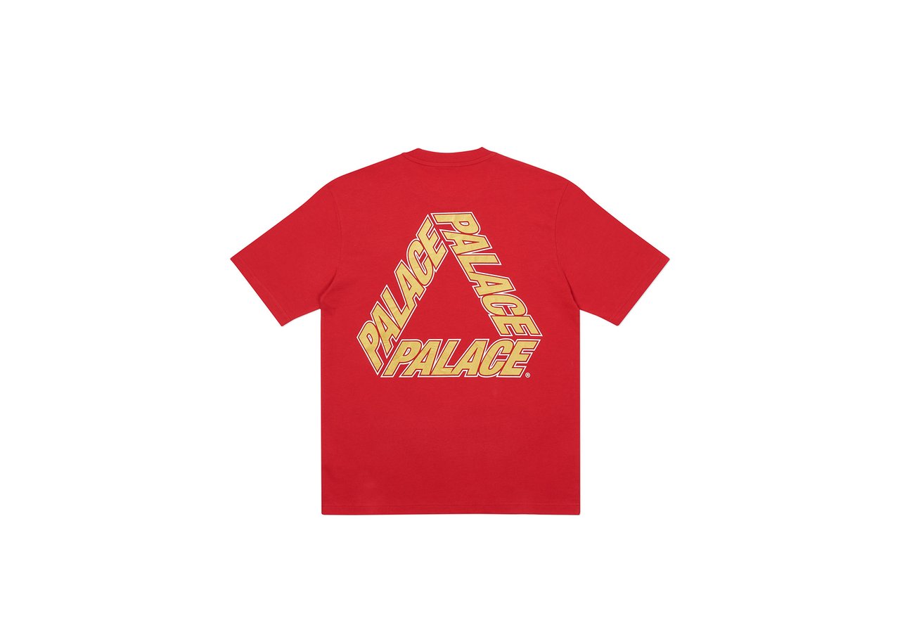 Palace P3 Team T-Shirt Red Men's - FW20 - US