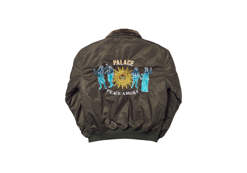 Palace PA-1 Jacket Olive Men's - SS19 - US