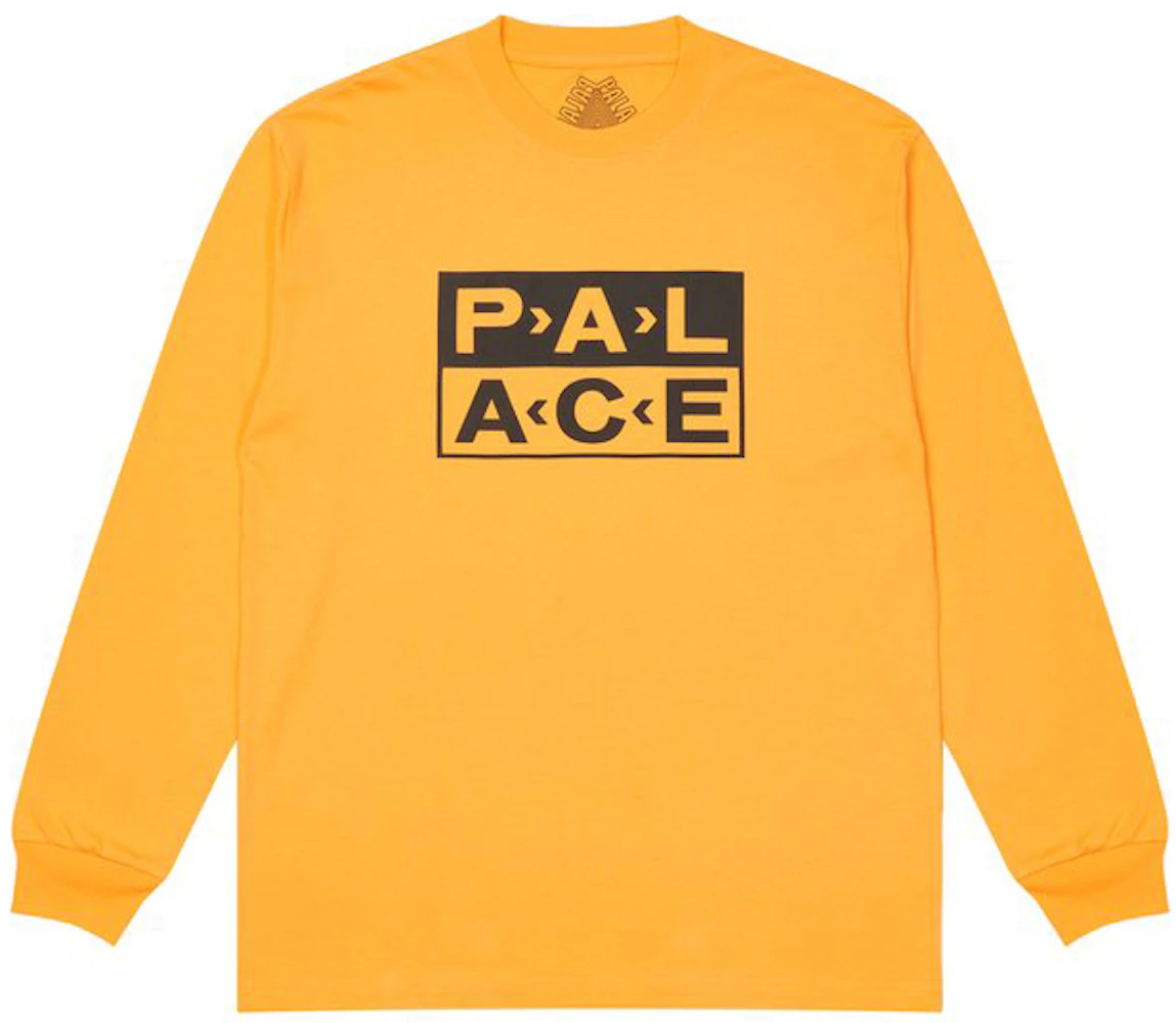 Palace PAL Longsleeve Light Orange Men's - FW21 - US