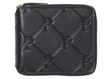 Palace PAL-M-Gram Leather Zip Wallet Midnight Blue - SS23 - US