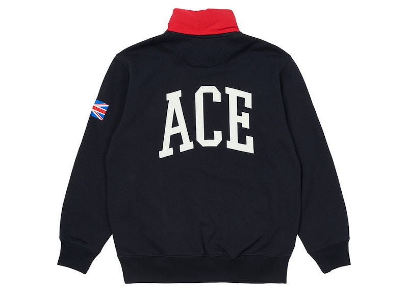 Palace Pal GB 1/4 Zip Navy