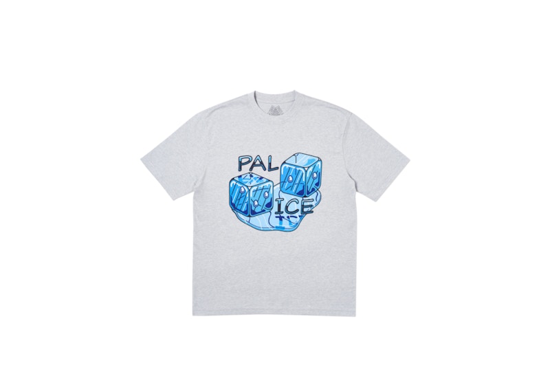 Palace Pal Ice T-Shirt (SS19) Grey Marl Men's - SS19 - US