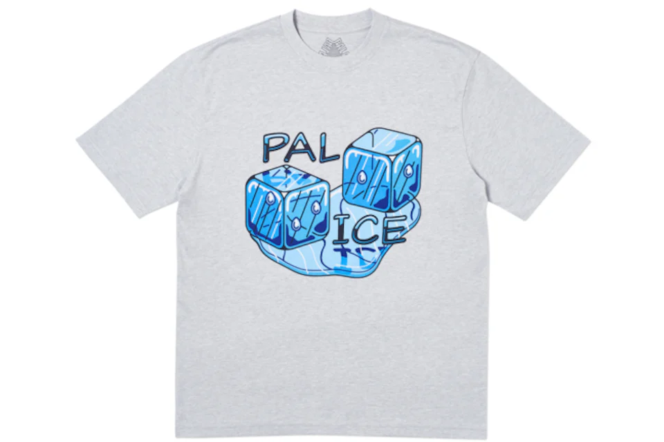 Palace Pal Ice T-Shirt (SS19) Grey Marl