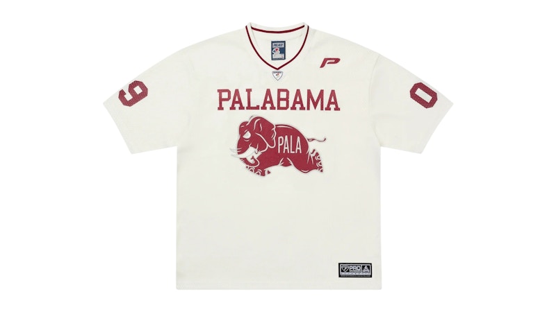 Palace Palabama Mesh Jersey White Men's - FW25 - US