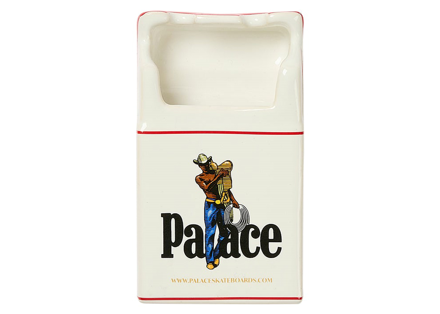 Palace Saves Ceramic Ashtray White