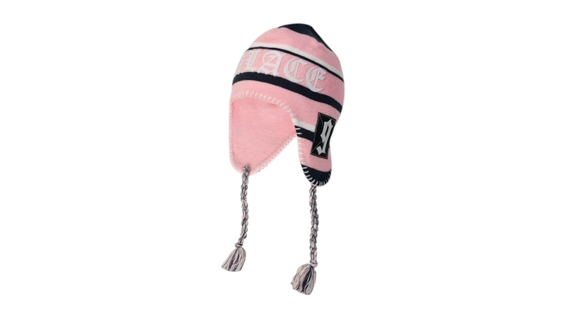 Pre-owned Palace Men's   Union Peruvian Beanie In Lush Flush In Green
