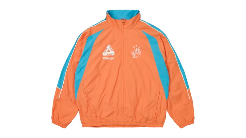 Pre-owned Palace Men's  Palais Proteam Jacket In Tiger Orange