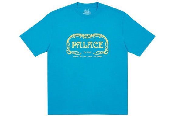 Palace Palais T-shirt Petrol Blue