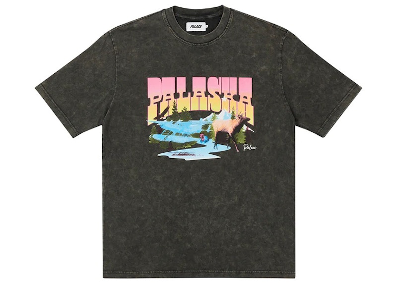 Palace Palaska Dye T-shirt Black メンズ - SS22 - JP