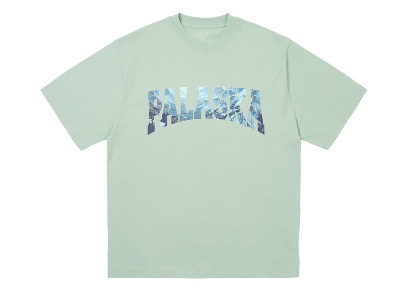 Pre-owned Palace Men's  Palaska T-shirt (fw24) In Hazy Green