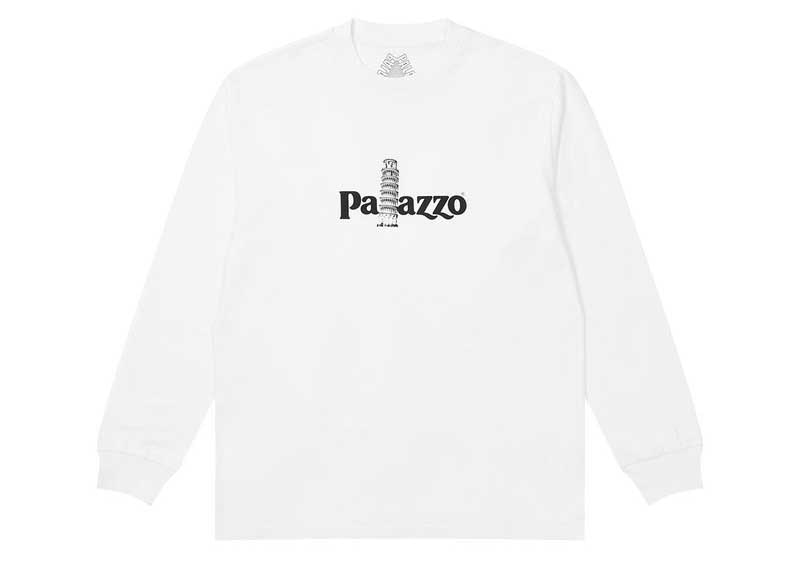 Palace Palazzo Longsleeve White Men's - SS21 - US