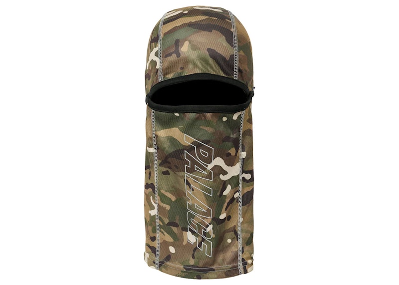 Pre-owned Palace Men's  Paltech Terrain Balaclava In Dpm Woodland