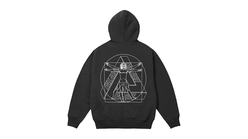 Men's Palace Paltruvian Tri Hoodie in Black