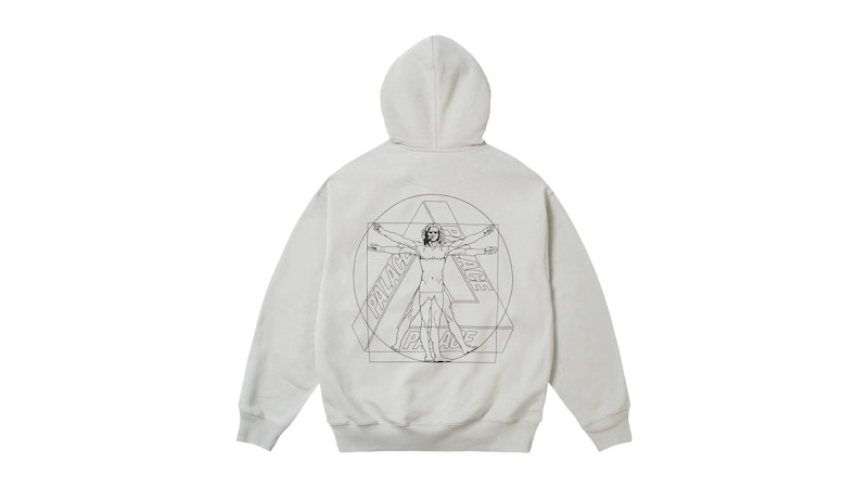 Men's Palace Paltruvian Tri Hoodie in Concrete Grey