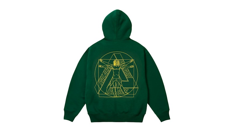 Palace Paltruvian Tri Hoodie Racey Grün