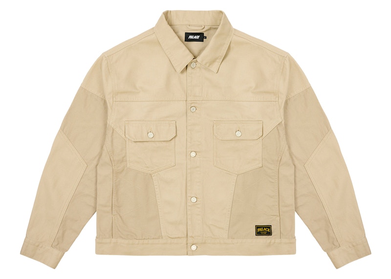 Palace Panel Denim Jacket Stoney Grey Men's - FW24 - US Palace Panel Denim Jacket Stoney Grey Men's - FW24 - US