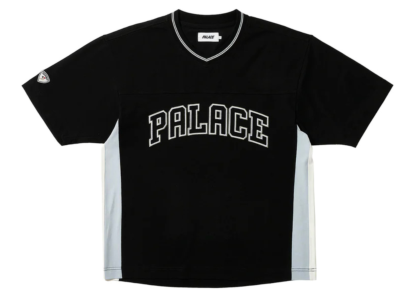 Palace Panel V-Neck Jersey Black Men's - FW23 - US