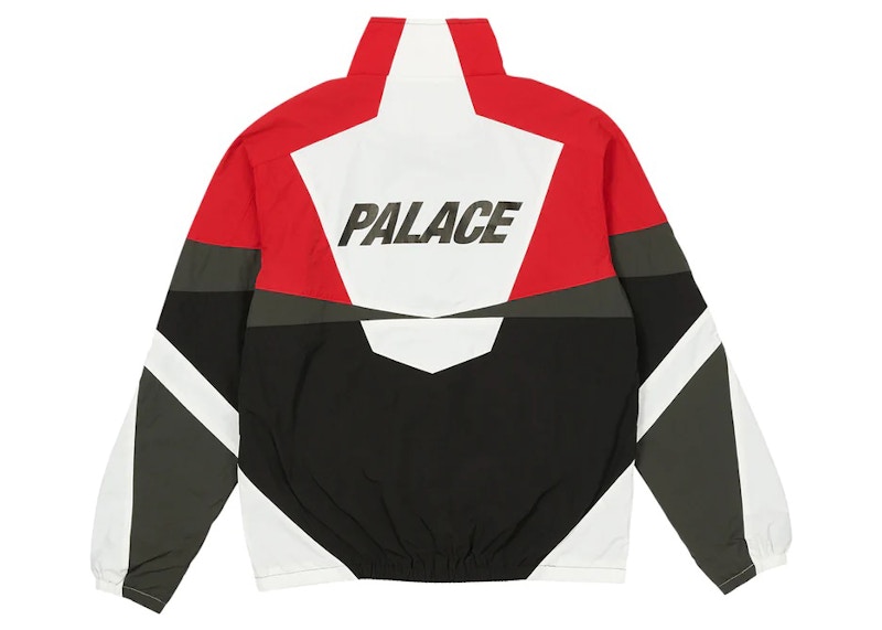 Palace Panelled Shell Jacket Black