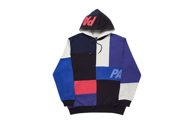 Palace Patch Hood Purple Multi Men's - FW19 - US