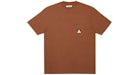 Palace T-Shirt mit aufgesetzten Taschen Braun
