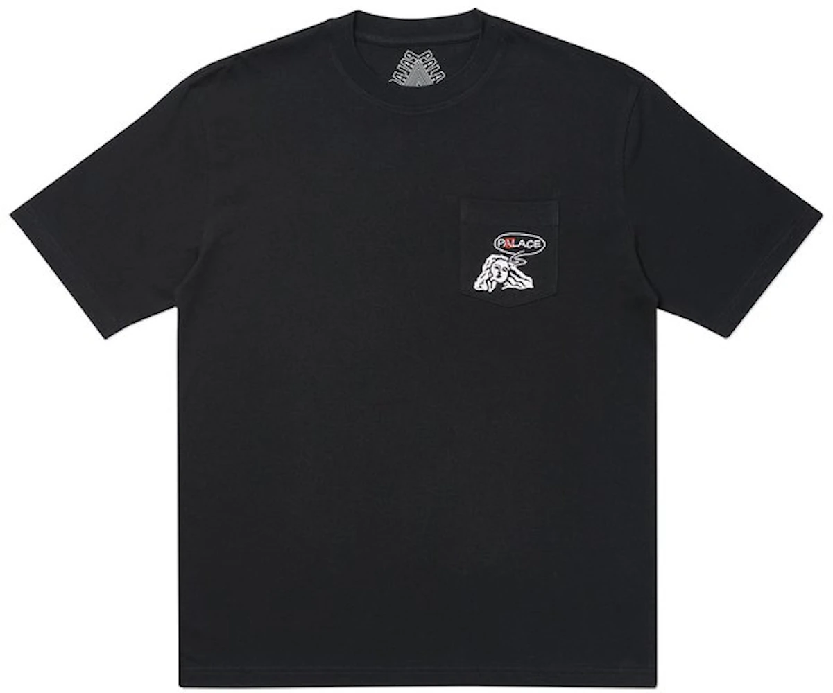 Palace Peace Pocket T-Shirt Black Men's - SS20 - US