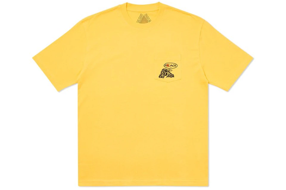 Palace Peace Pocket T-Shirt Yellow