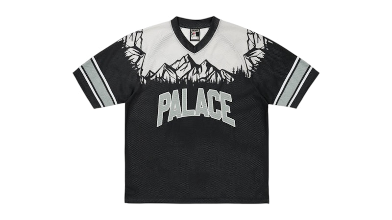 Palace Peaker Mesh Jersey Black Men's - FW25 - US