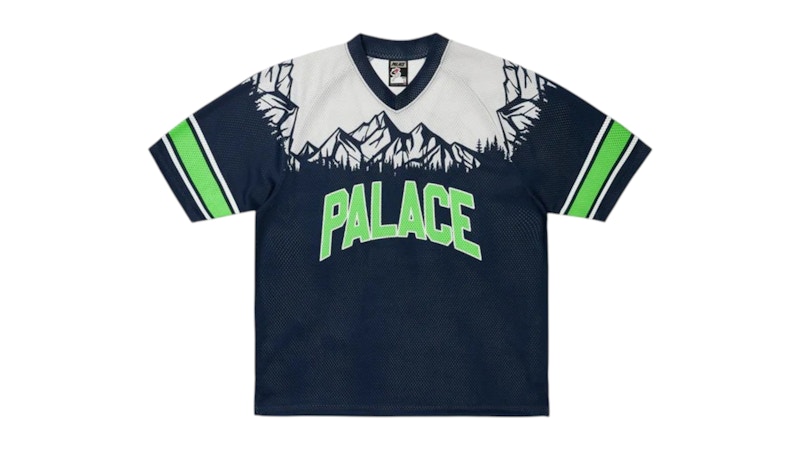 Palace Peaker Mesh Jersey Navy メンズ - FW25 - JP