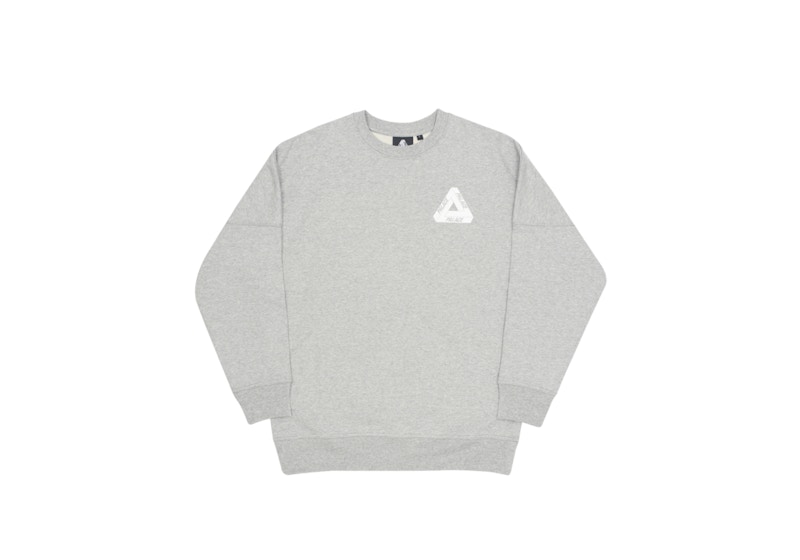 Palace Performance Crew Grey Marl