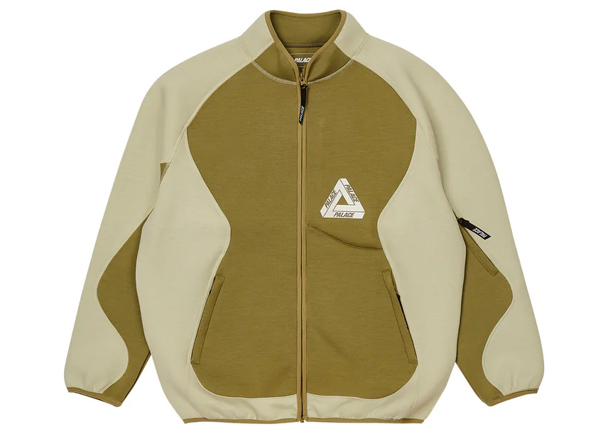 Palace Performance Zip Funnel Green Men's - FW22 - US