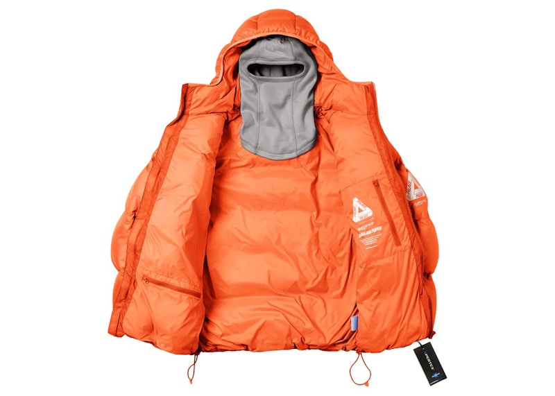 Palace deals orange puffer