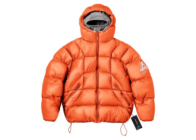 Palace Pertex Frost Balaclava Puffa Orange Men's - FW22 - US